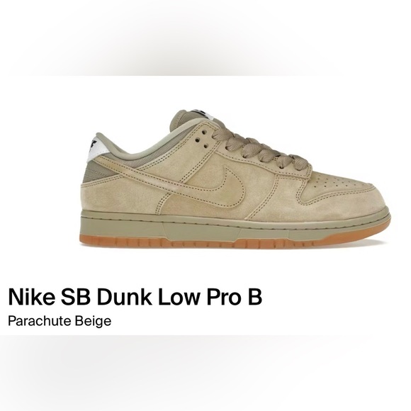 Nike SB Dunk Low Pro B in Parachute Beige